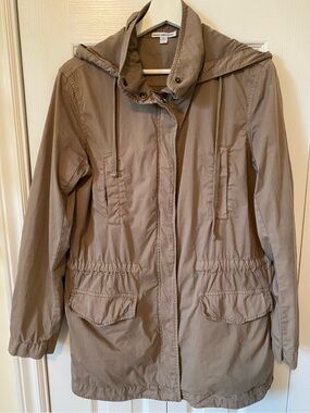 James Perse Standard Women’s Hooded Utility Jacket *Imperfect  Size Medium JP2